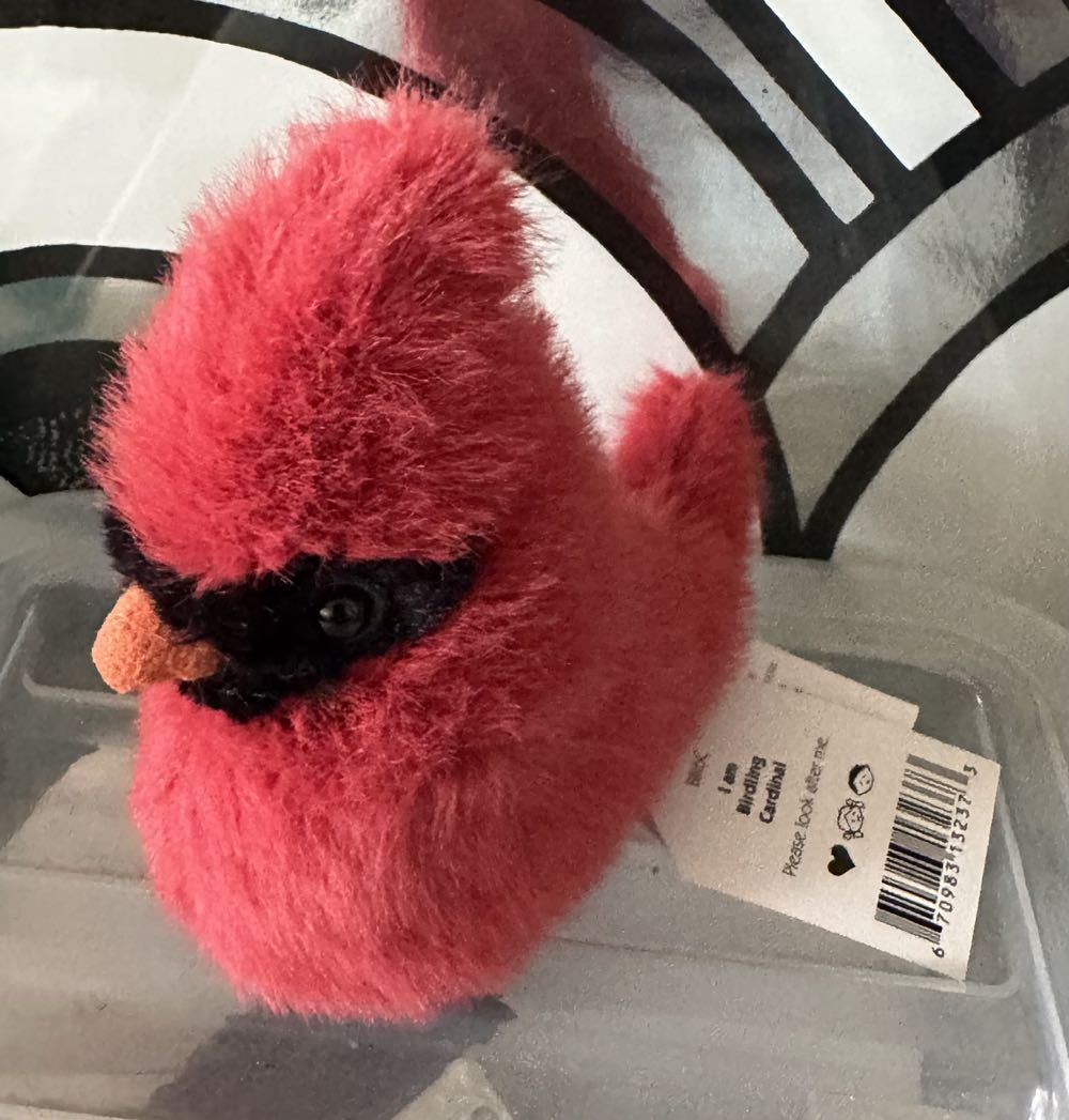 Birdling Cardinal  plush collectible - Main Image 2
