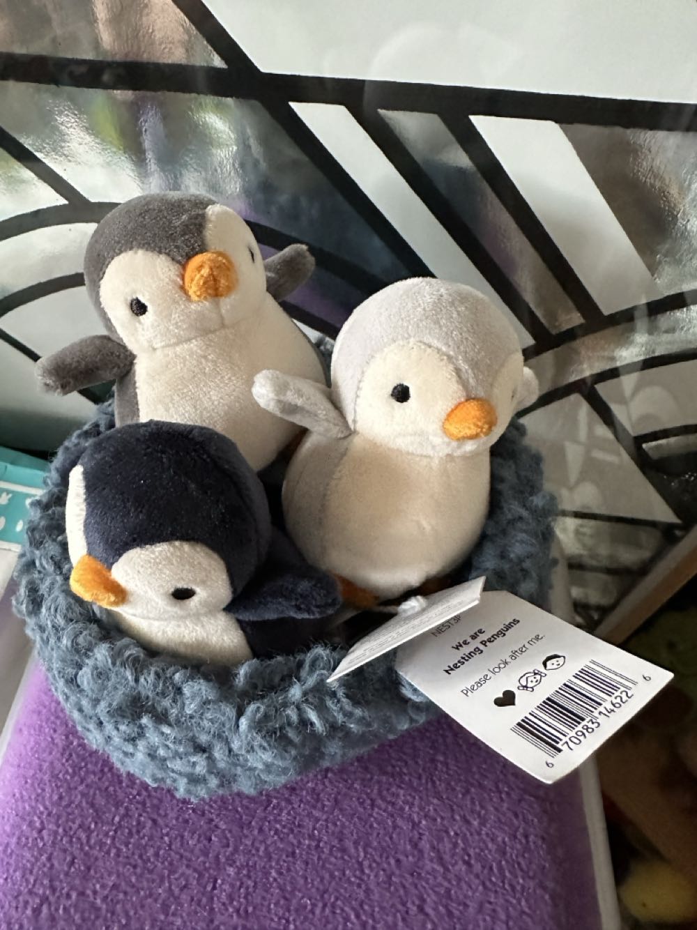 Nesting Penguins  plush collectible - Main Image 2