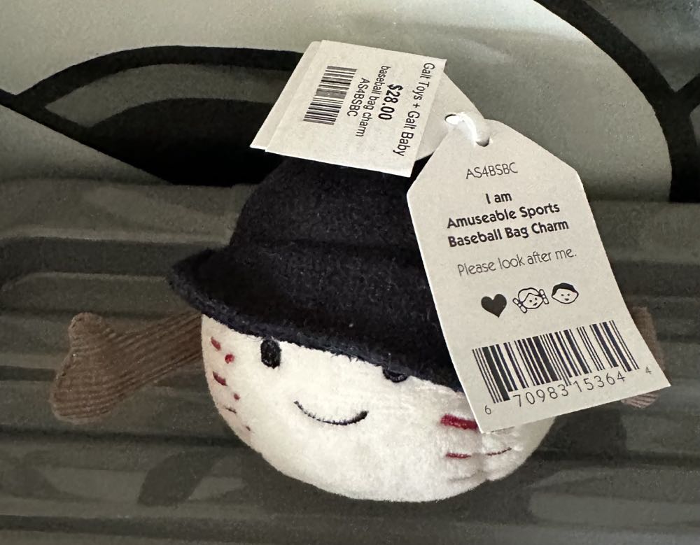 Keyring Amuseable Sports Baseball  plush collectible - Main Image 2