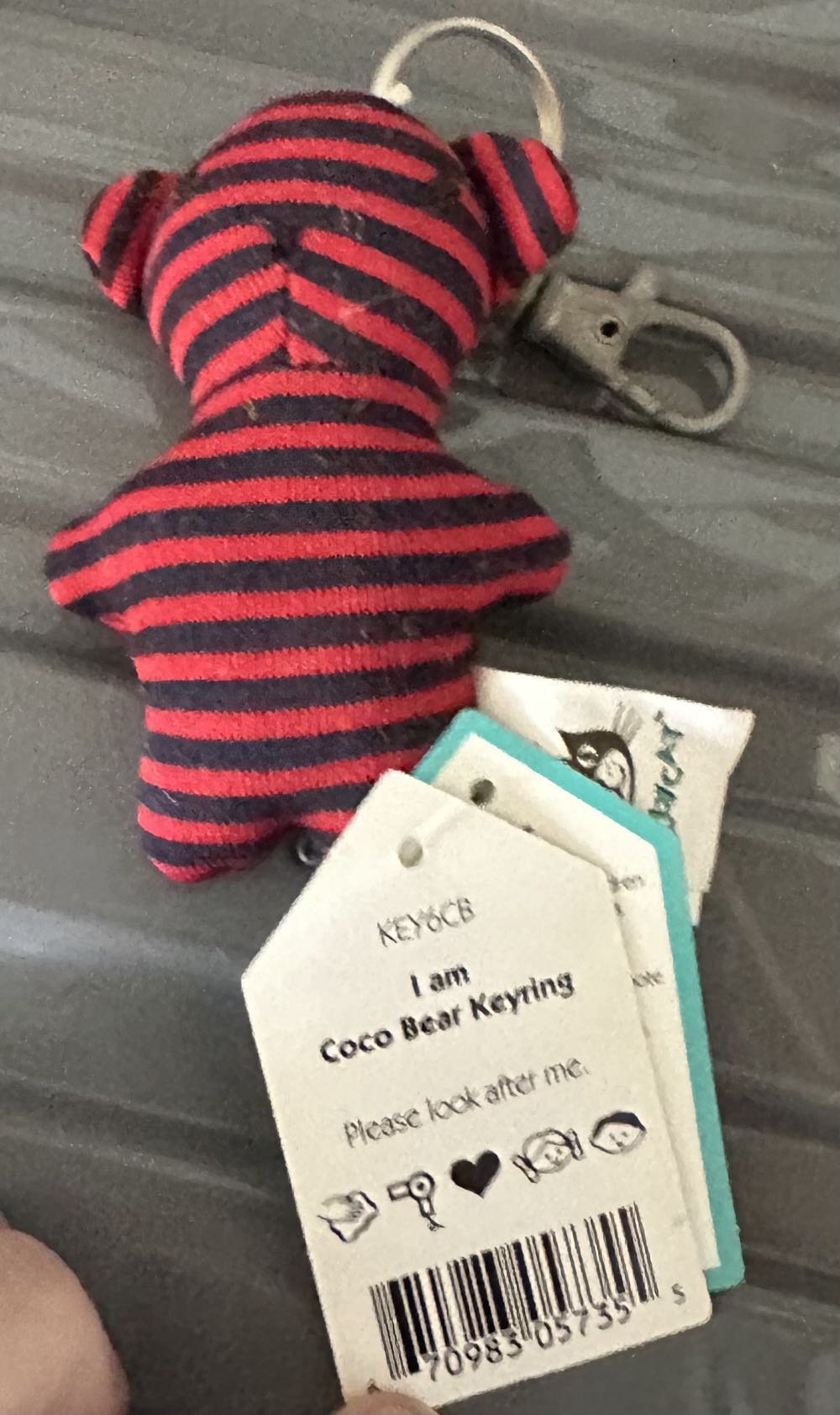 Keyring Coco Bear  plush collectible - Main Image 2