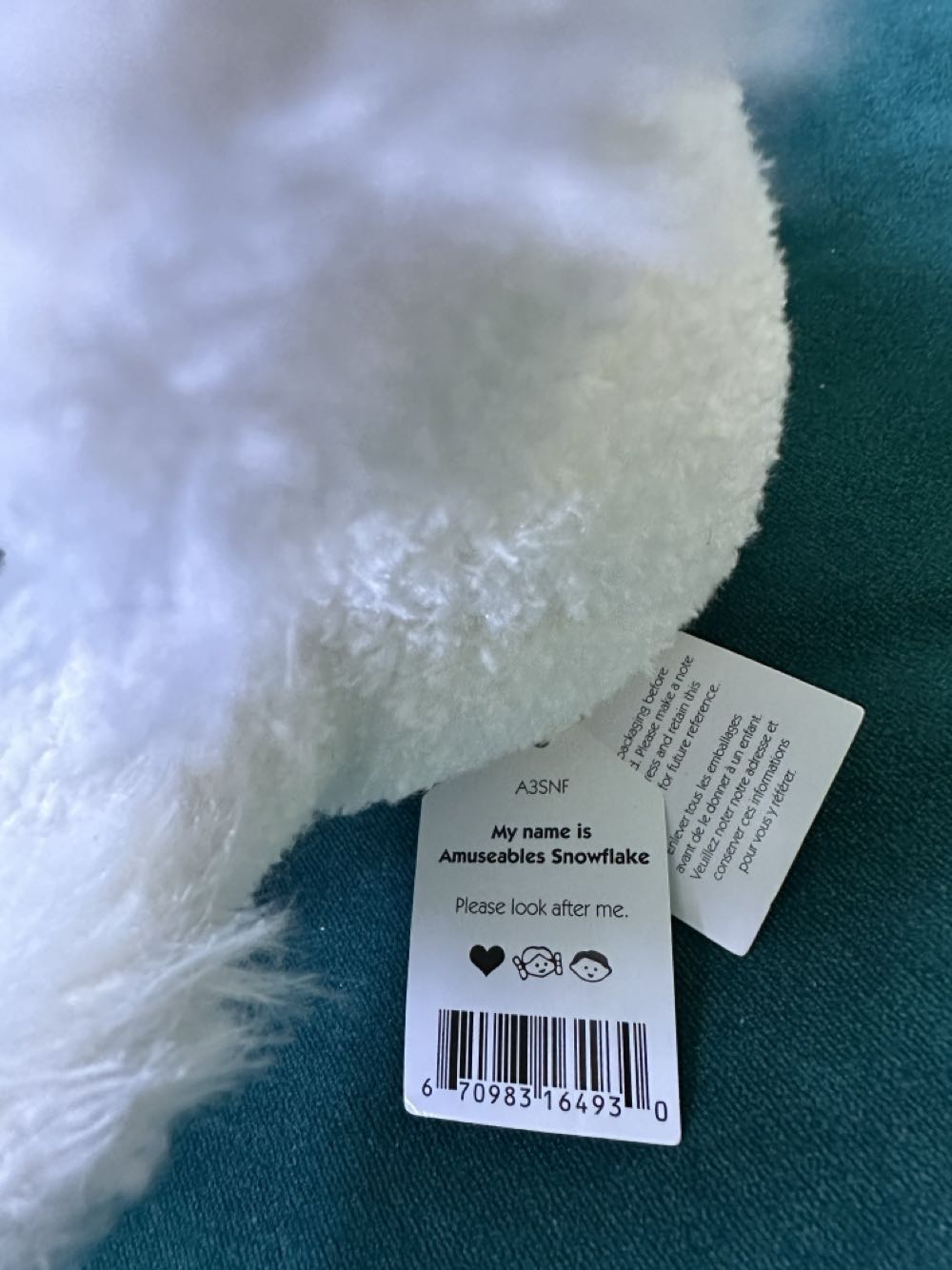 Amuseable Snowflake  plush collectible - Main Image 3