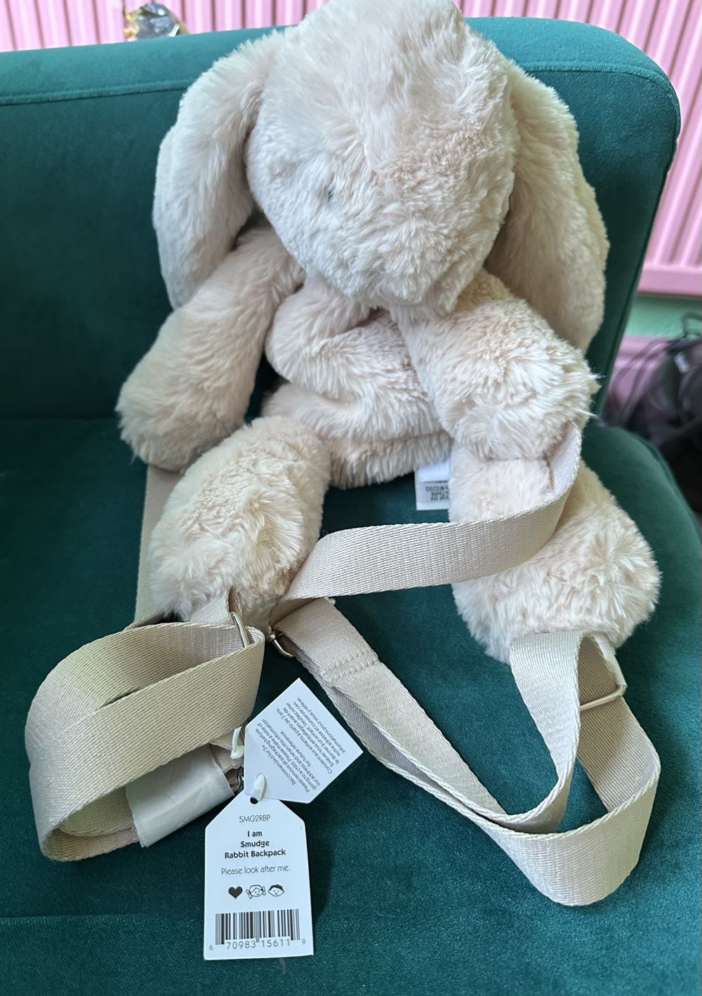 Backpack - Smudge Rabbit  plush collectible - Main Image 3