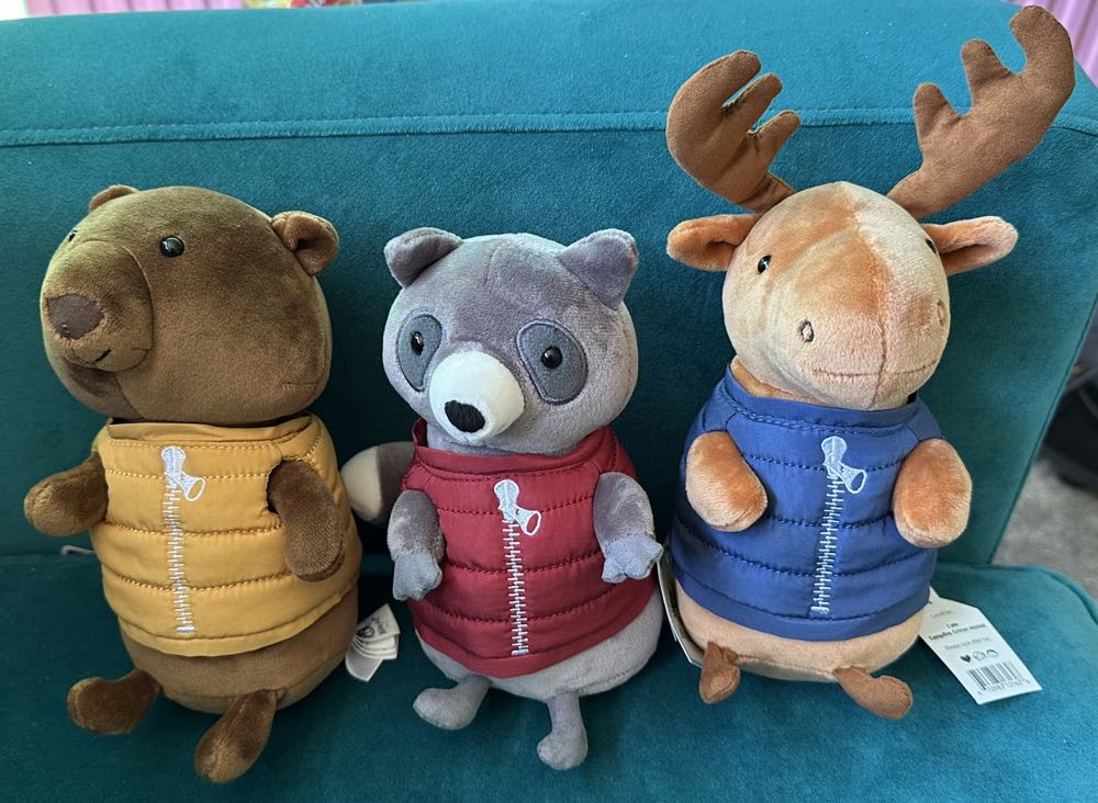 Campfire Critter Raccoon  plush collectible - Main Image 3