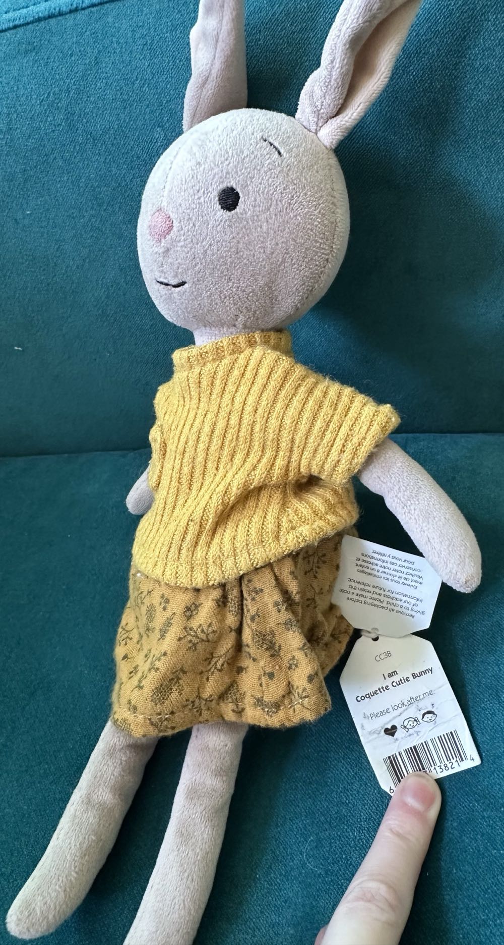 Coquette Cutie Bunny  plush collectible - Main Image 2