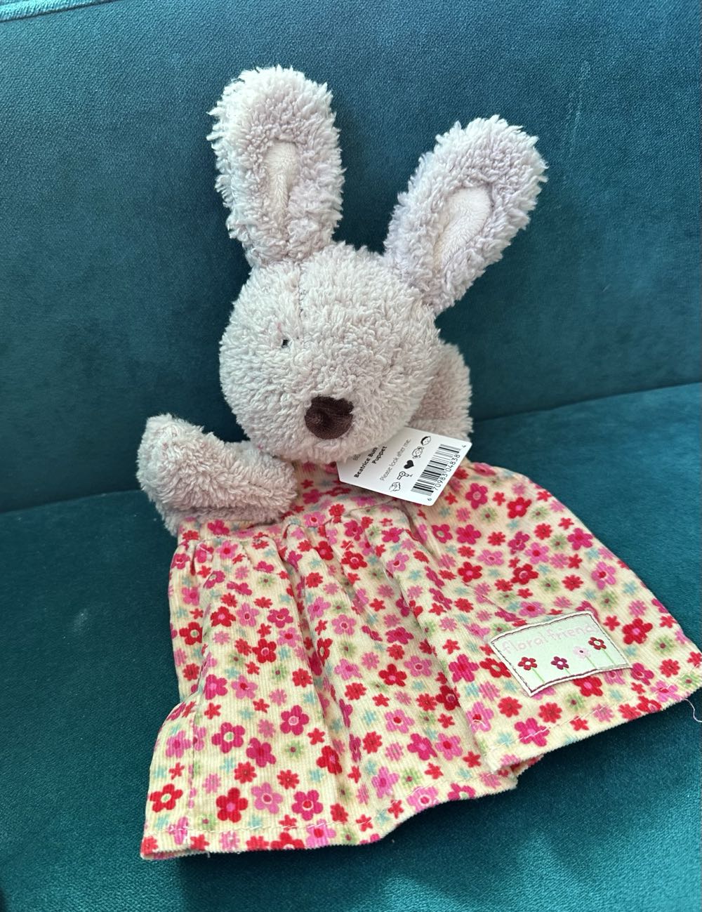 Floral Friends - Beatrice Bunny Hand Puppet  plush collectible - Main Image 2