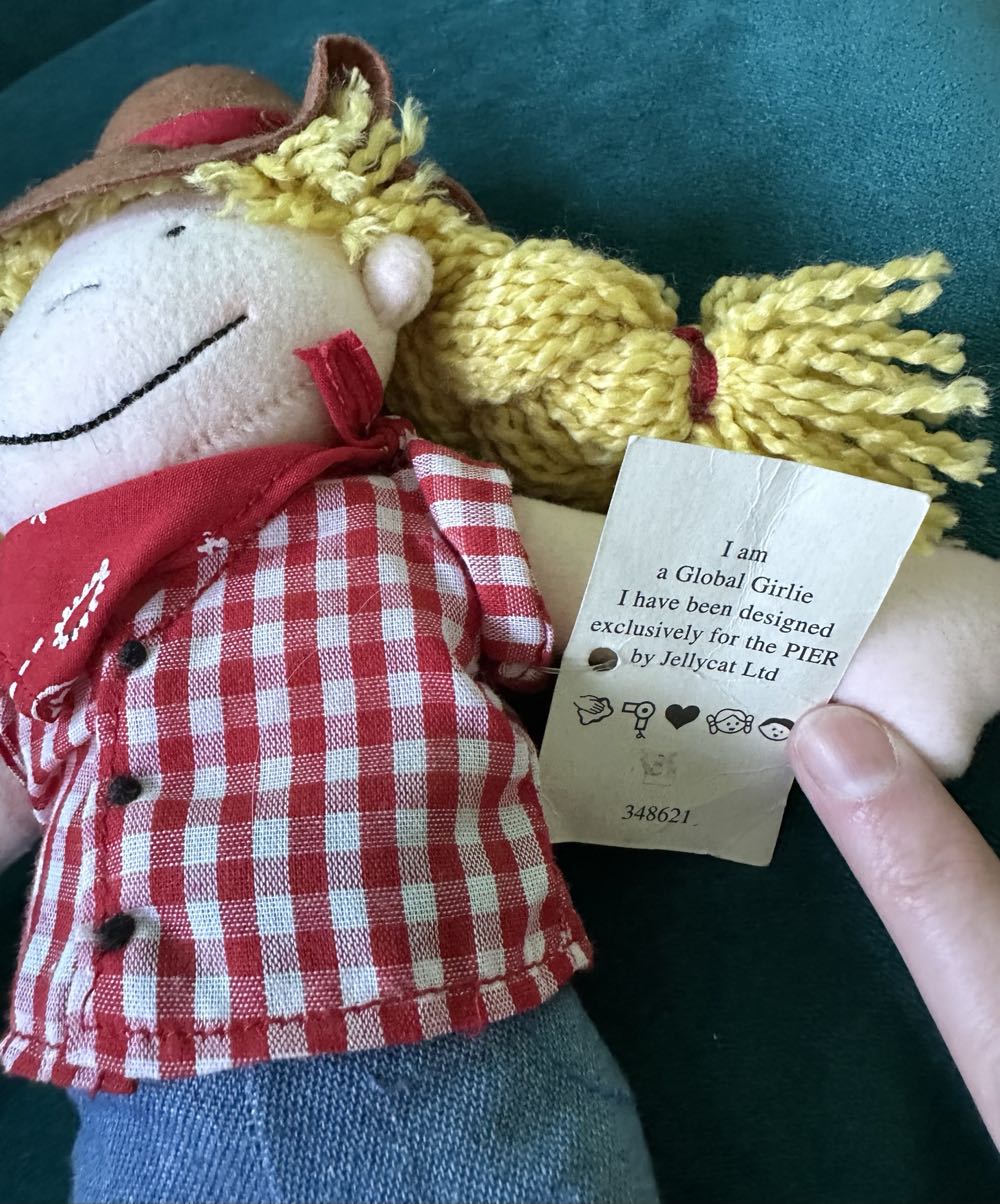 Global Girlie - American Cowgirl  plush collectible - Main Image 3