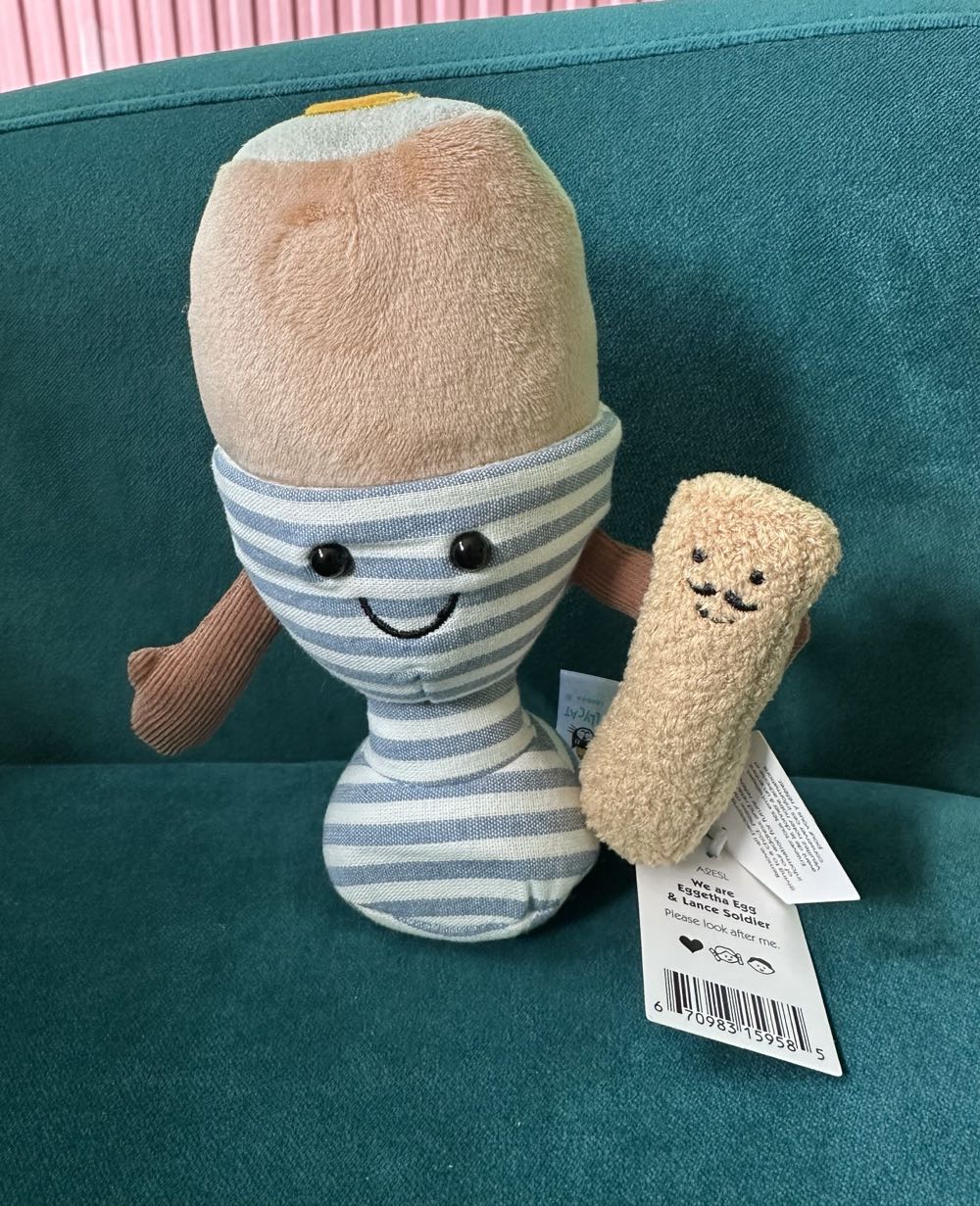 Eggetha Egg And Lance Soldier  plush collectible - Main Image 2