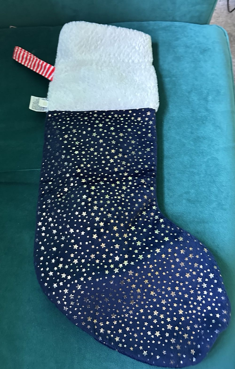 Christmas Stocking With Pocket And Angel  plush collectible - Main Image 3