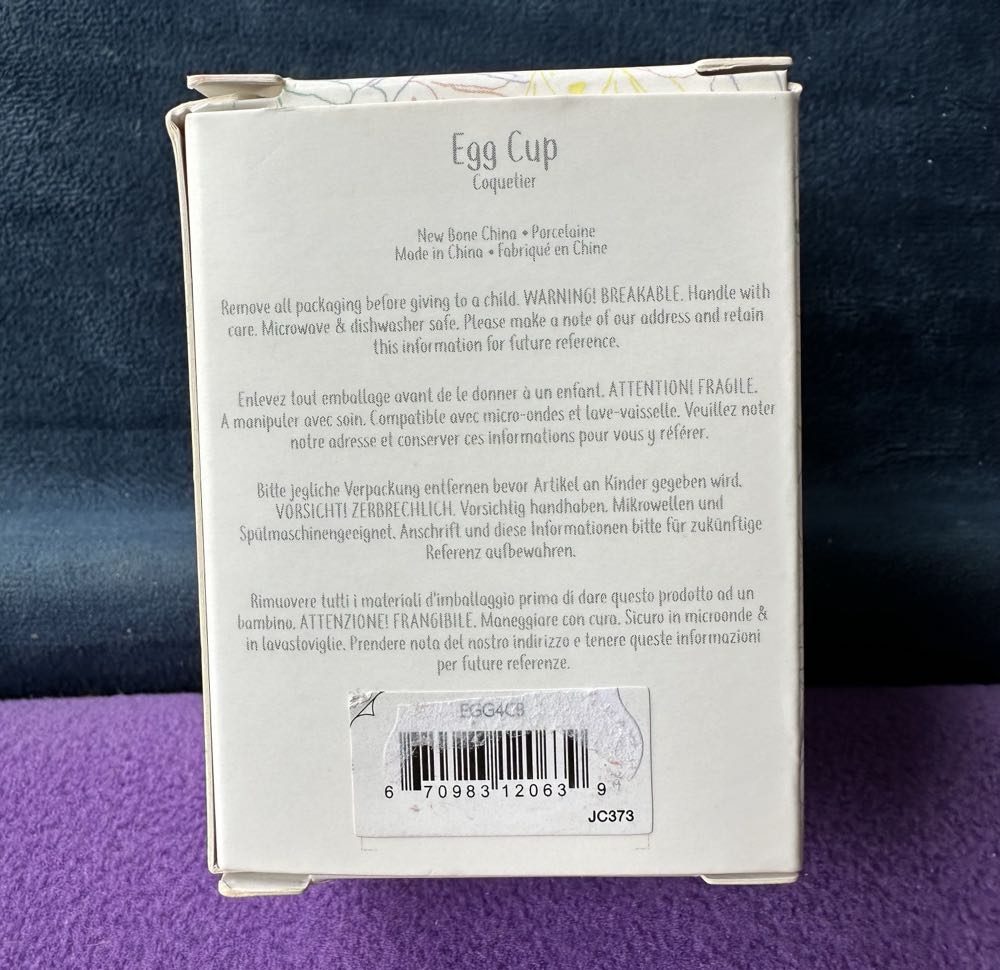 Egg Cup - Bashful Bunny Pink  plush collectible - Main Image 2