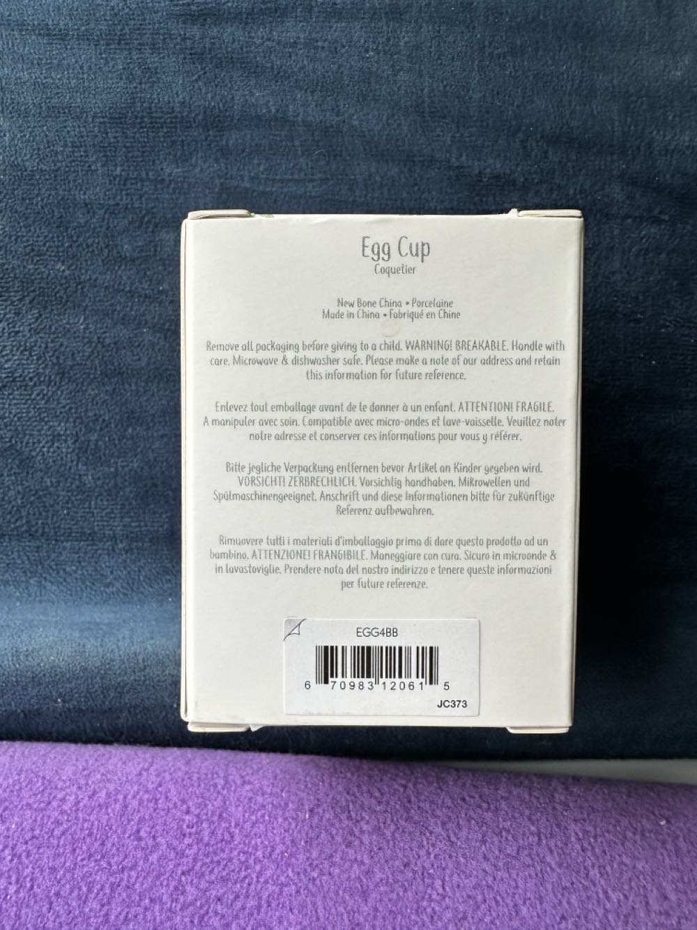 Egg Cup - Bashful Bunny Beige  plush collectible - Main Image 2