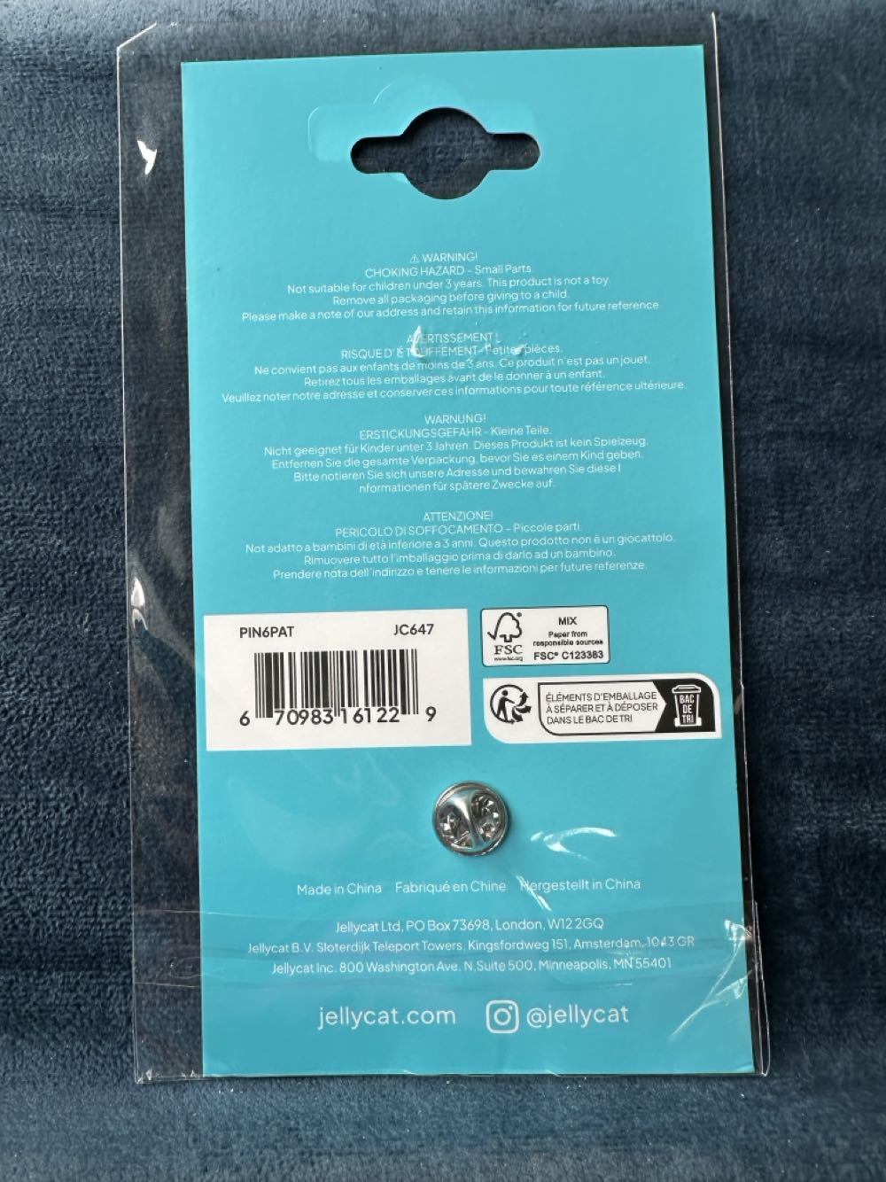 Pin Badge - Paris Patisserie   plush collectible - Main Image 2