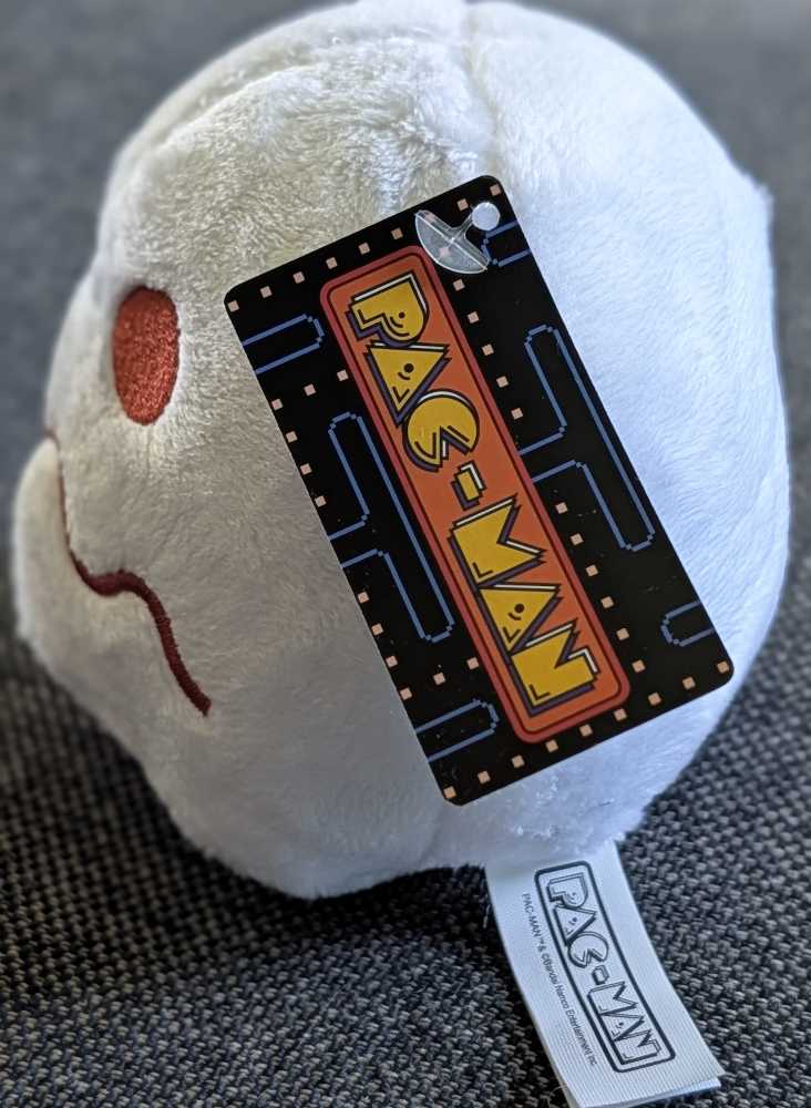 Pac-Man: White Ghost (Scared)  (United States) plush collectible - Main Image 2