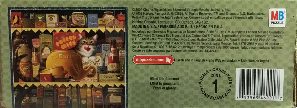 Ethel the Gourmet - MB Puzzle puzzle collectible [Barcode 653569462217] - Main Image 2