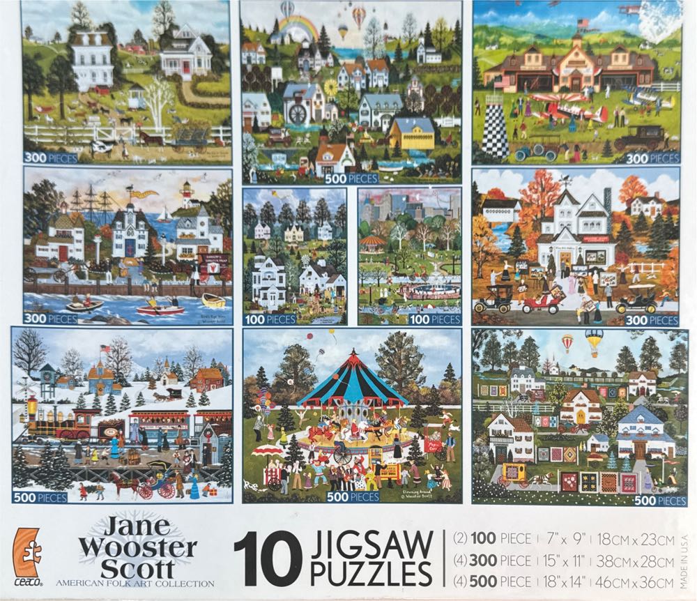 The Country Auction - Jane Wooster Scott puzzle collectible - Main Image 2