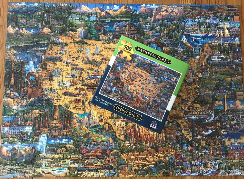 National Parks - Dowdle Folk Art puzzle collectible - Main Image 2