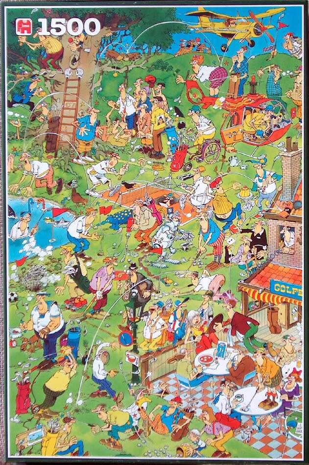 01736 Golf - Jumbo puzzle collectible - Main Image 2