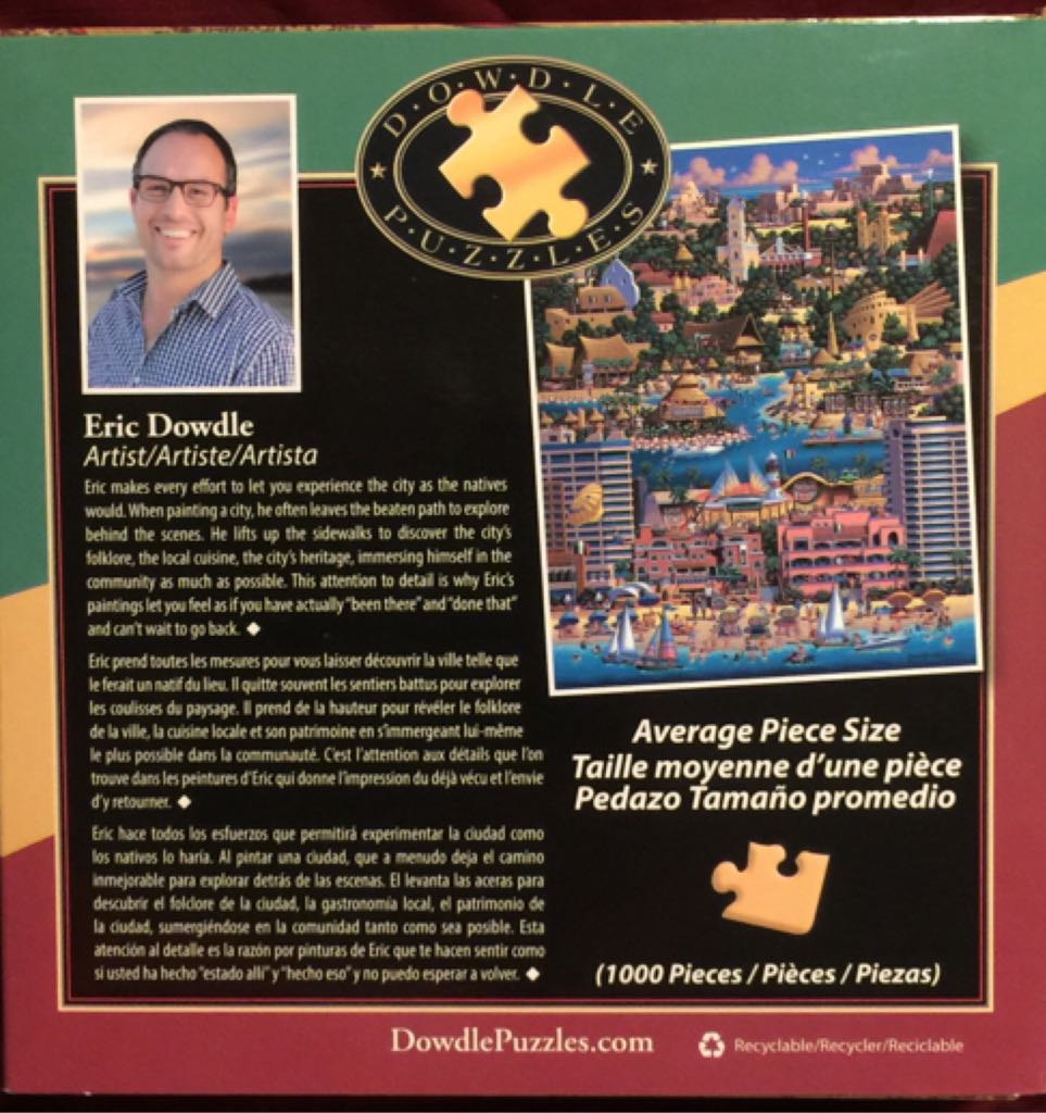 Cancun - Sold - Dowdle puzzle collectible - Main Image 2