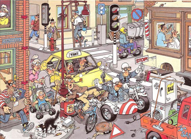 Opzij / Coming Through - Jumbo puzzle collectible - Main Image 2