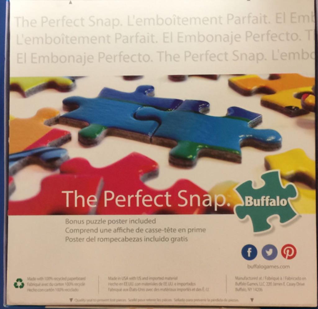 Buffalo Coastal Twilight - Completed - Buffalo puzzle collectible - Main Image 2