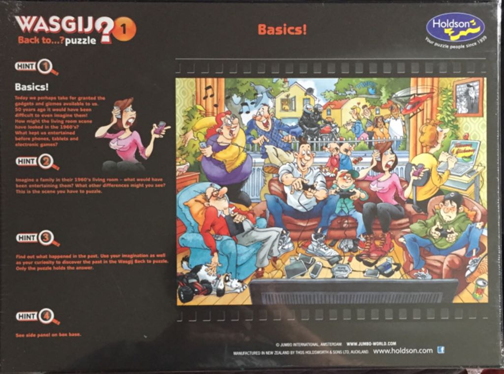 Wasgij Back To 1 - Holdson puzzle collectible - Main Image 2