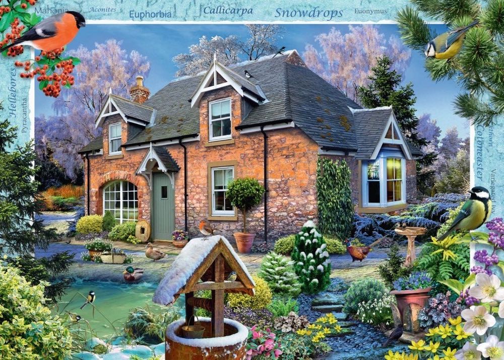 Snowdrop Cottage - Ravensburger puzzle collectible - Main Image 2