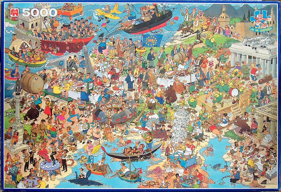 United Europa, (1/3), 80110 - Some Like It Hot/United Europe/Assembly Line puzzle collectible - Main Image 2