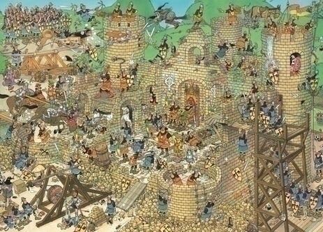 Middeleeuwen 17213 - Jumbo puzzle collectible - Main Image 2