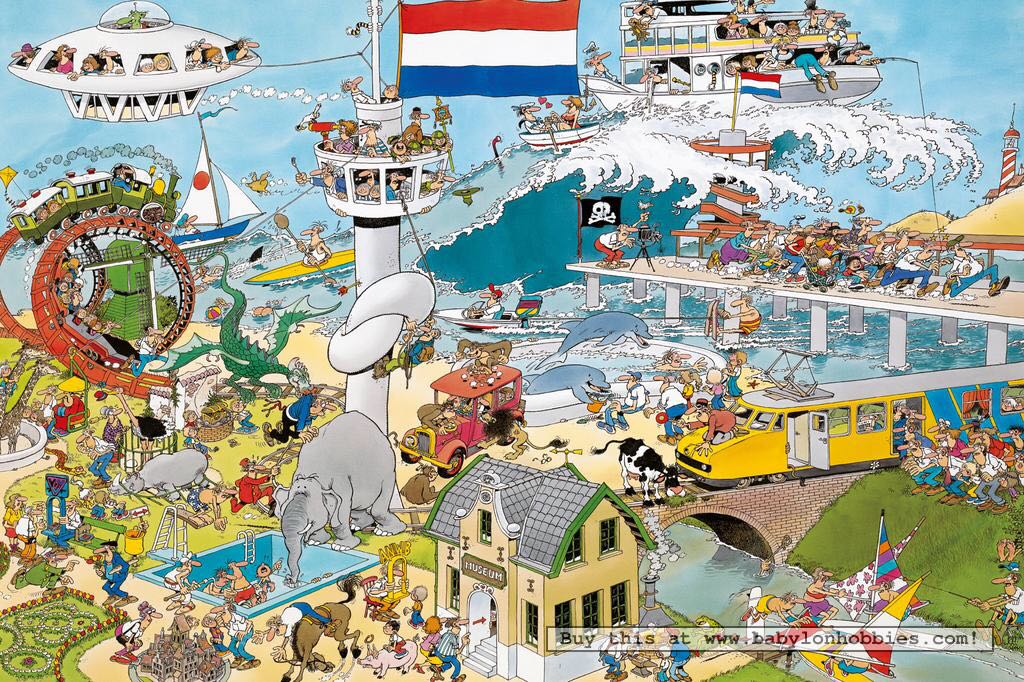 Ter Land, Ter Zee en In de Lucht vrienden loterij - 80421 puzzle collectible - Main Image 2