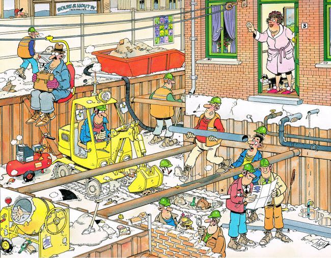 Under Construction - Jumbo puzzle collectible - Main Image 2