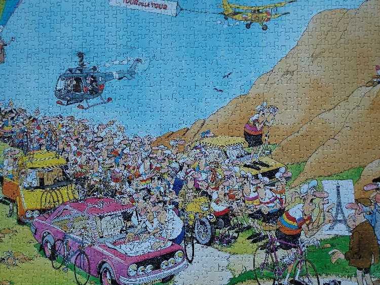 Drieluik Tour De France 19019 - Drieluik Tour De France puzzle collectible - Main Image 2