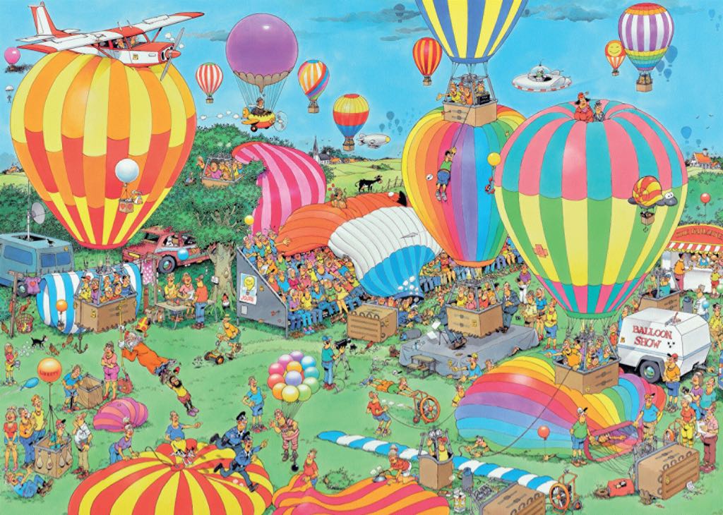 19052 Het ballonfestival - Jumbo puzzle collectible - Main Image 2