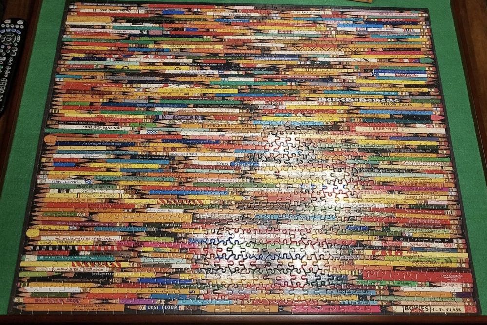 Pencils - White Mountain Puzzles puzzle collectible - Main Image 2