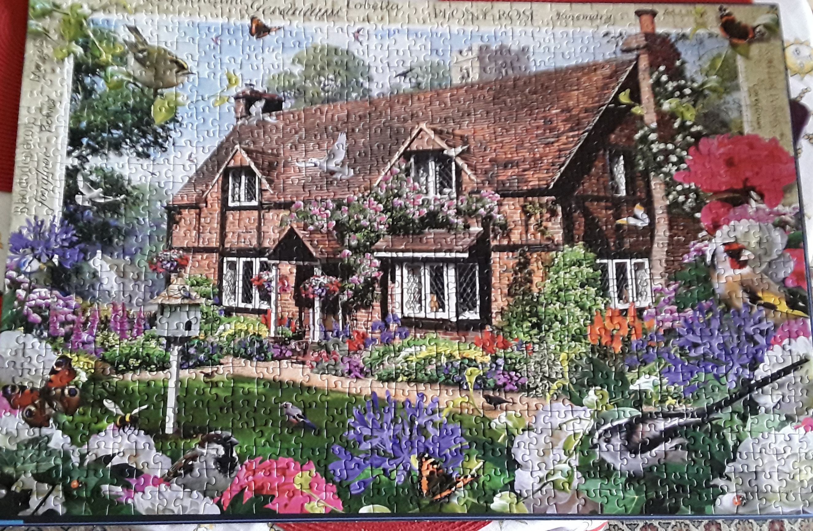 Peony Cottage Puzzle - Ravensburger puzzle collectible - Main Image 2