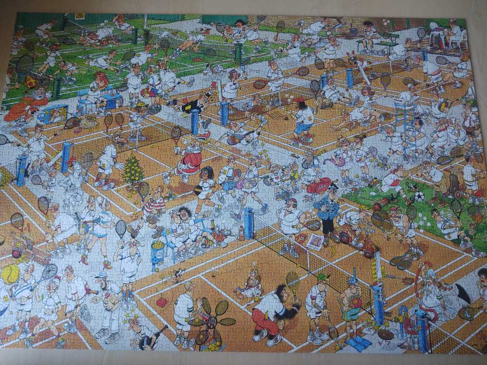 De Tennisbaan - Jumbo puzzle collectible - Main Image 2