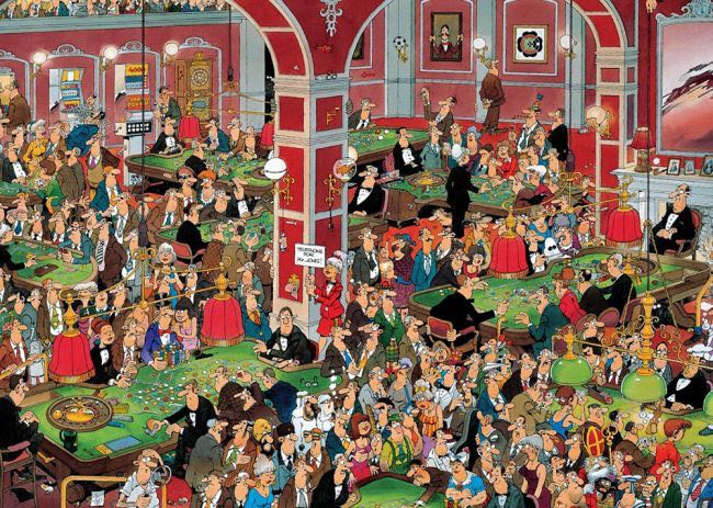 Crazy Casino 80105 - Jumbo puzzle collectible - Main Image 2