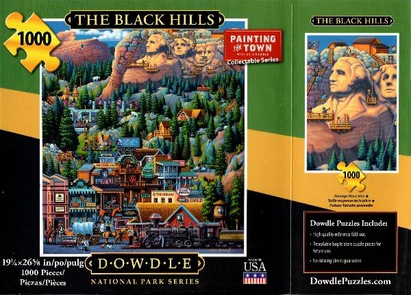 The Black Hills - Completed - Dowdle Folk Art puzzle collectible - Main Image 3