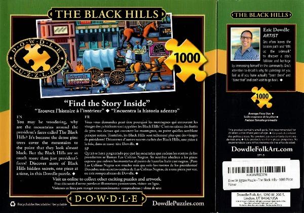 The Black Hills - Completed - Dowdle Folk Art puzzle collectible - Main Image 4