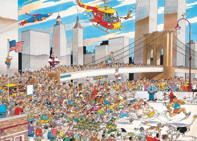 81385 (b) New York Marathon - Olympics / NY Marathon / United Europe puzzle collectible - Main Image 2