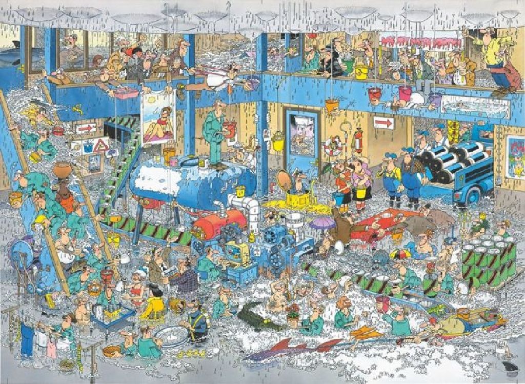 01614 The Big Leak - Jumbo puzzle collectible - Main Image 2