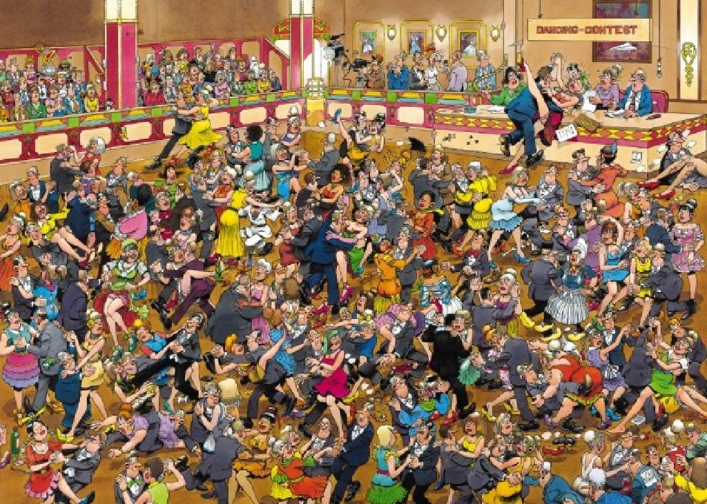 01617 Ballroom Dancing - Jumbo puzzle collectible - Main Image 2