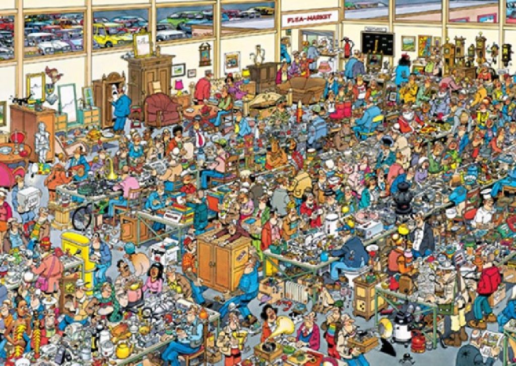 The Antique Show 01886 - Jumbo puzzle collectible - Main Image 2