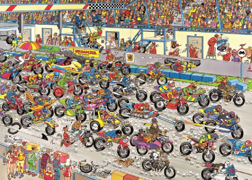 Motorrace 02046 - Jumbo puzzle collectible - Main Image 2