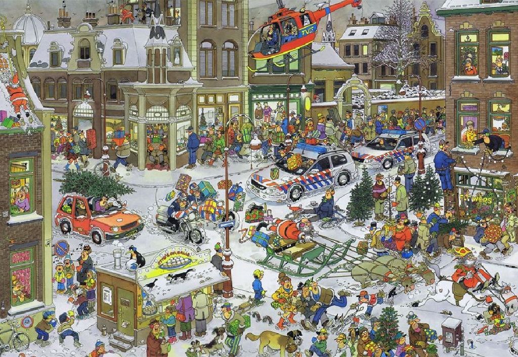13007 Christmas - Jumbo puzzle collectible - Main Image 2