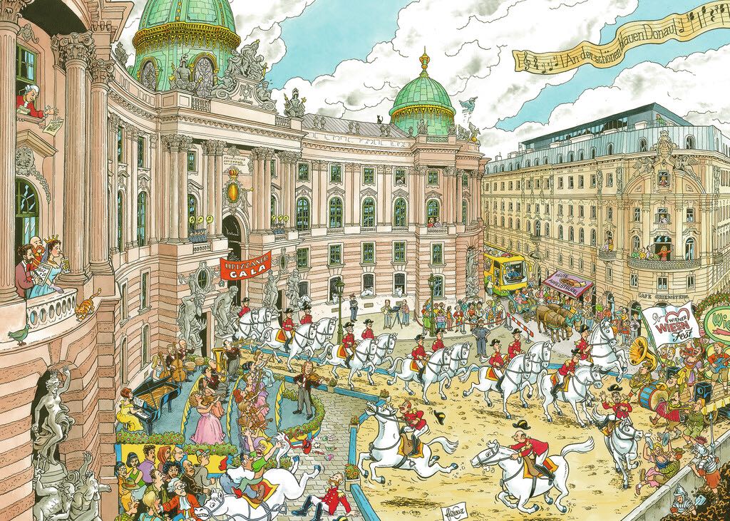 Cities of the World, Wenen 19785 - Ravensburger puzzle collectible - Main Image 2