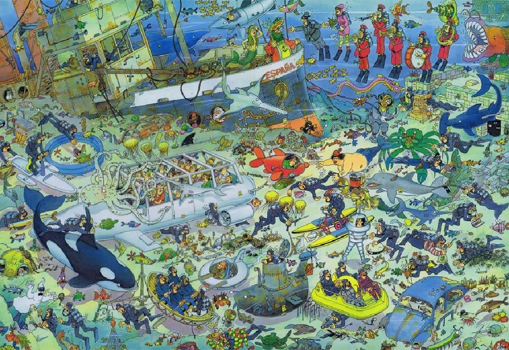 Deep Sea Fun 17079 - Jumbo puzzle collectible - Main Image 2