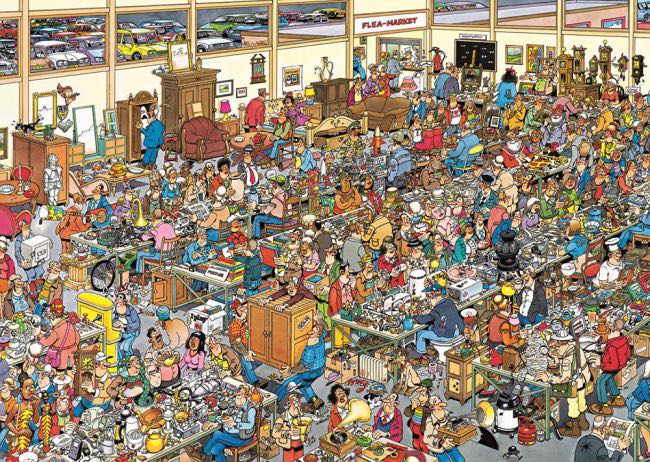 Antique Show 3342-8, The - Ceaco puzzle collectible - Main Image 2