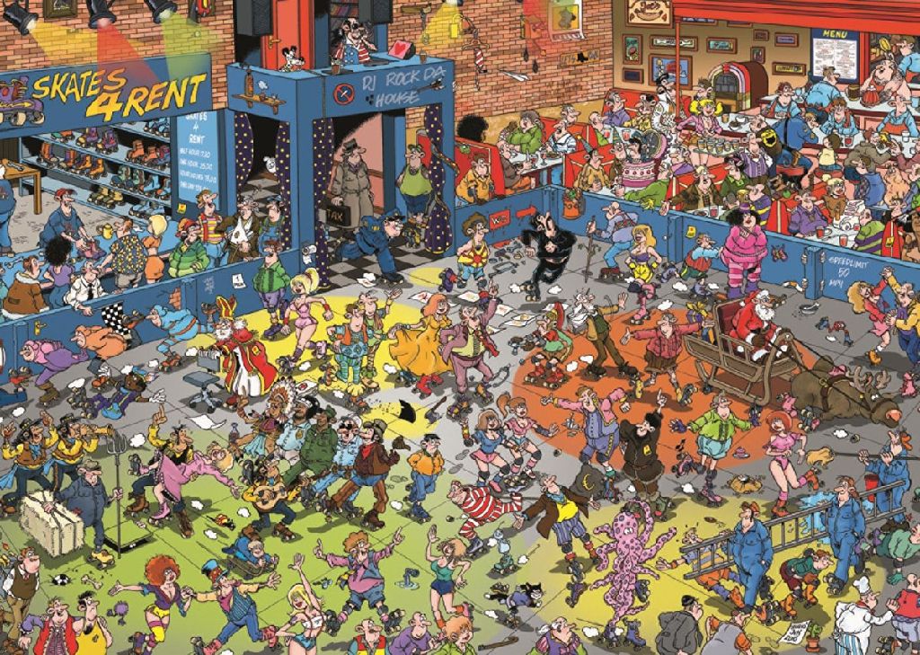 Roller Disco - 19060 Jumbo puzzle collectible - Main Image 2