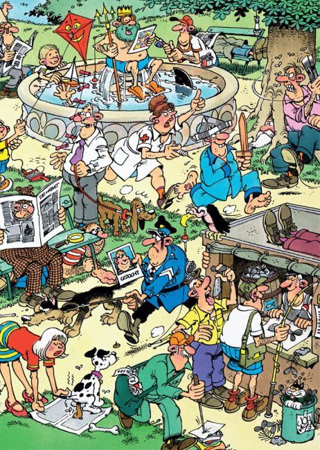 19023 Fun at the Park - Jumbo puzzle collectible - Main Image 2