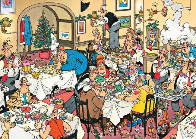 A Dinning Disaster 17464 - Jumbo puzzle collectible - Main Image 2