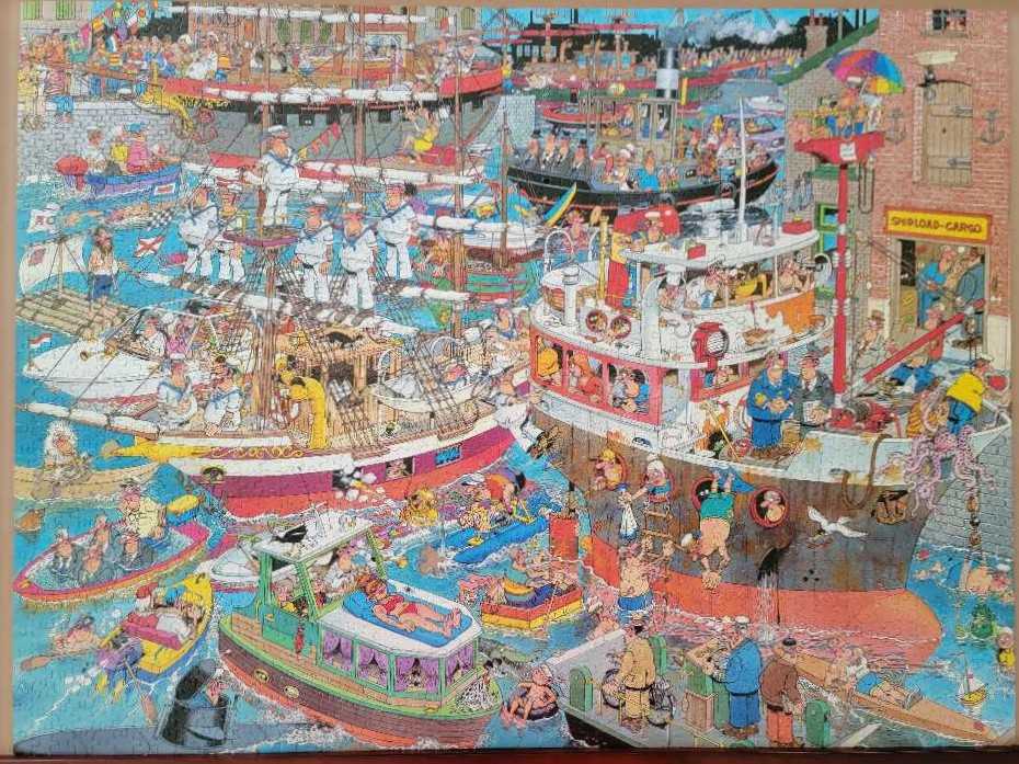 Crazy Harbor - Ceaco puzzle collectible - Main Image 3